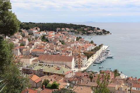 Hvar, where this leg ends