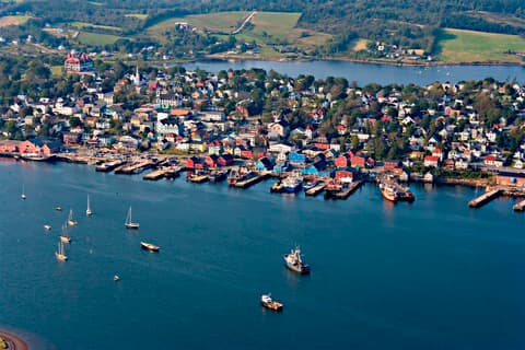 Lunenburg & Mahone Bay, where this leg ends