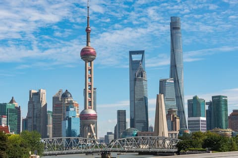 Shanghai, where this leg ends