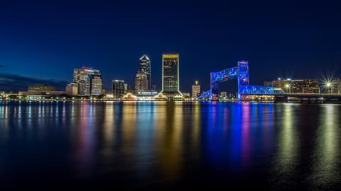 Downtown Jacksonville & Southbank, where this leg starts