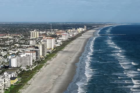 Jacksonville Beach, where this leg ends
