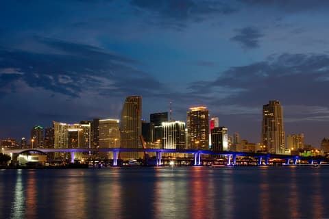 Downtown Miami & Bayfront, where this leg starts