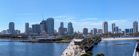 Downtown St. Petersburg, where this leg ends