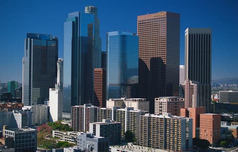 Downtown LA, where this leg starts