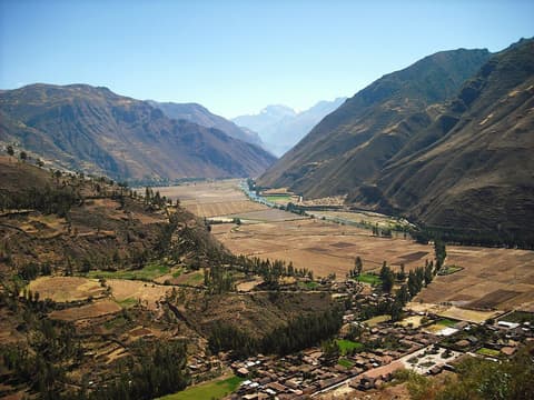 Sacred Valley, where this leg starts
