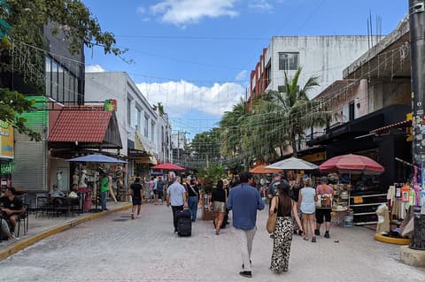Playa del Carmen, where this leg starts