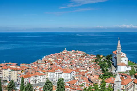 Piran, where this leg ends