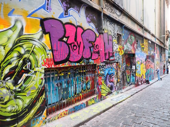 Hosier Lane in Melbourne