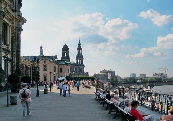Brühl's Terrace in Dresden