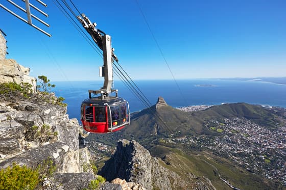 Table Mountain Aerial Cableway in Cape Town