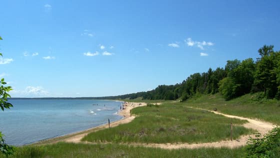 Whitefish Dunes State Park in Door County