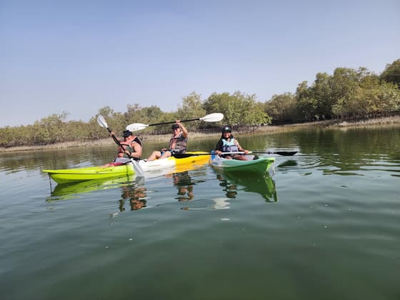 Mangrove National Park kayaking in Abu Dhabi