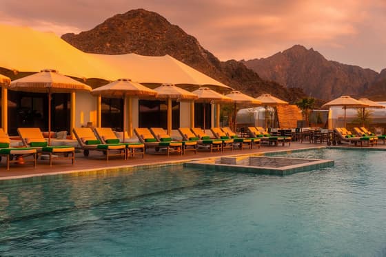 Sedr Trailers Resort cafe in Hatta