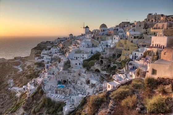 Oia in Santorini