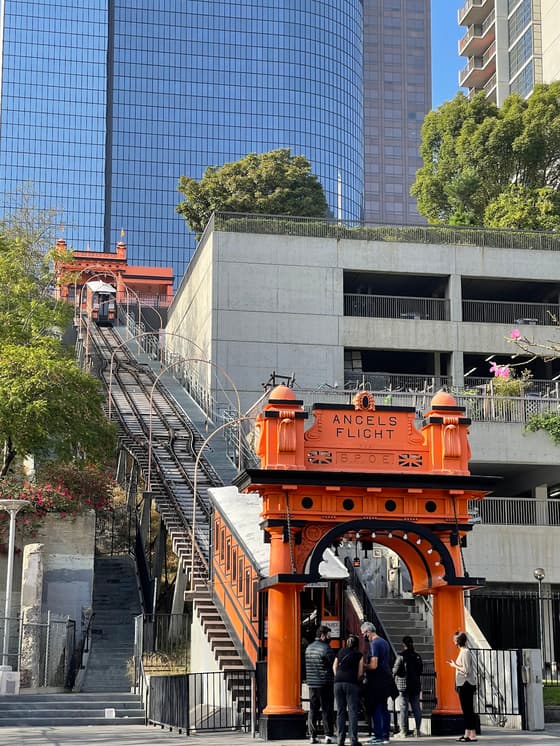 Angels Flight Railway in Downtown LA