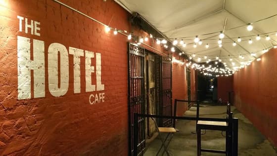 The Hotel Cafe in Hollywood