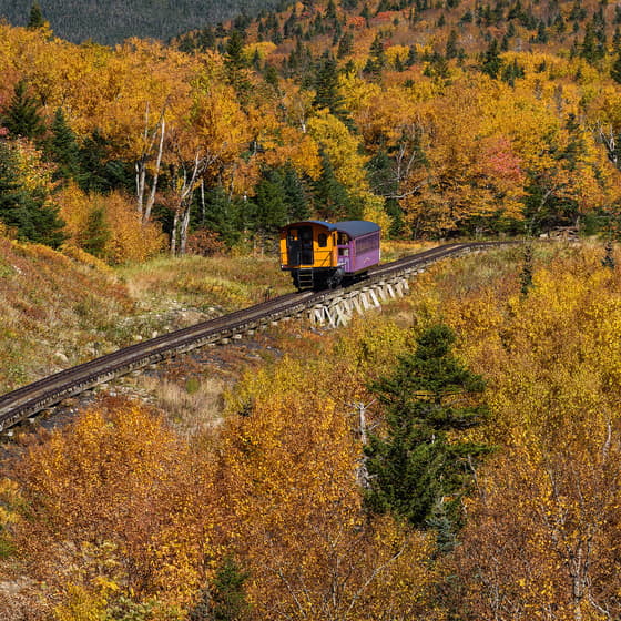 Mount Washington Cog Railway in New Hampshire