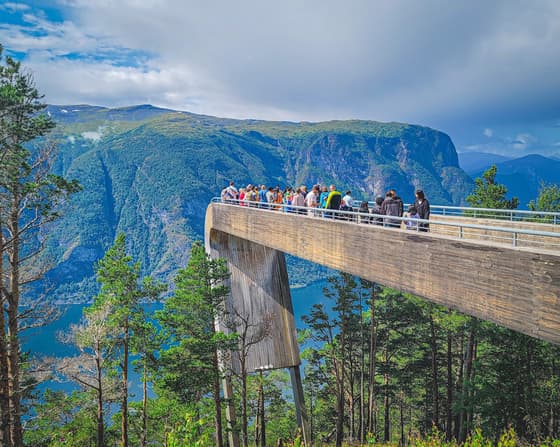 Stegastein Viewpoint in Flåm