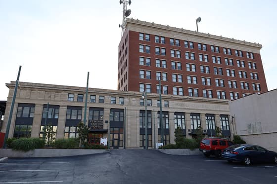Central Station Hotel in South Main & the Riverfront