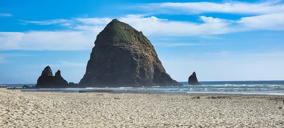 Haystack Rock in Cannon Beach