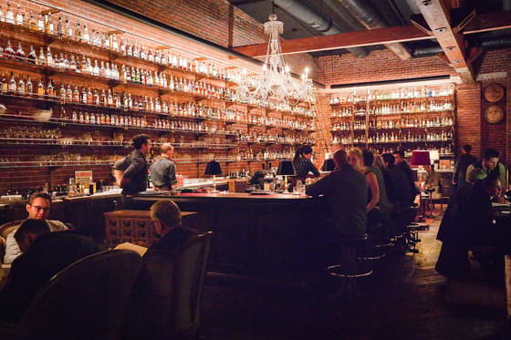 Multnomah Whiskey Library in Portland
