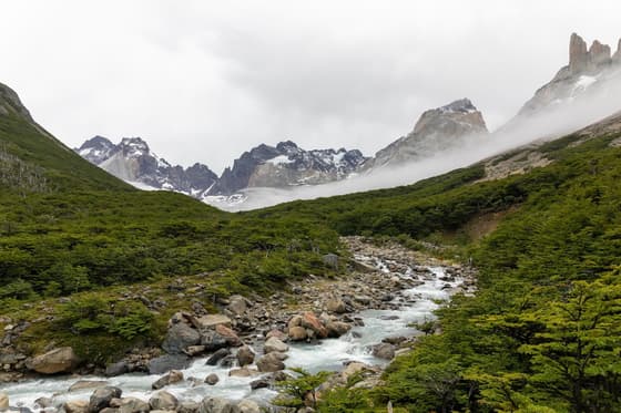 Valle del Francés in Torres del Paine