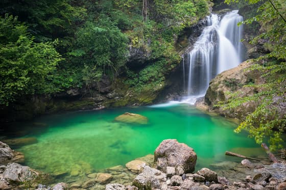 Vintgar Gorge in Lake Bled