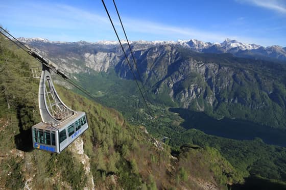 Vogel Cable Car in Lake Bled