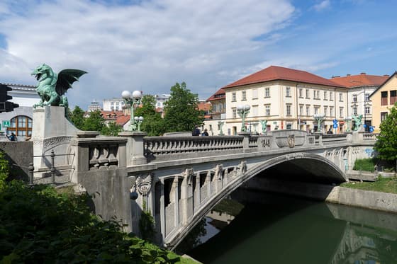 Dragon Bridge in Ljubljana