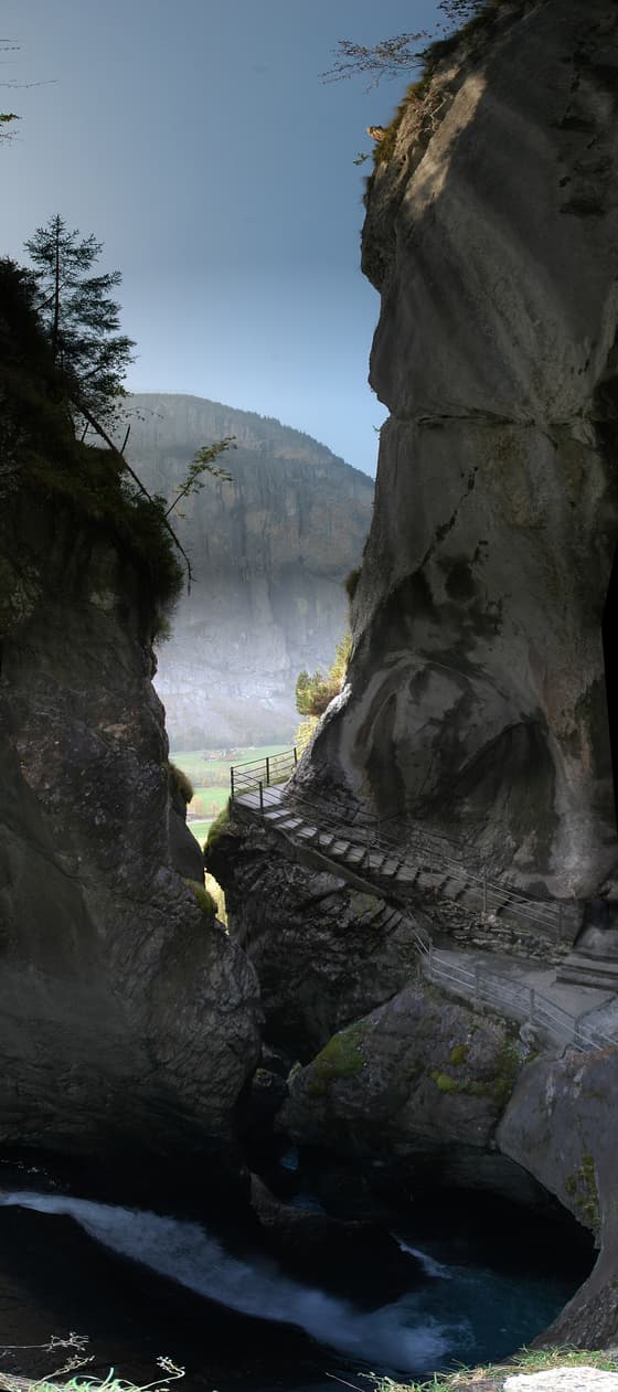 Trümmelbach Falls in Interlaken
