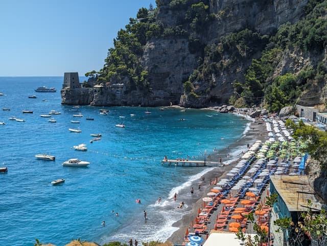 Fornillo Beach in Positano