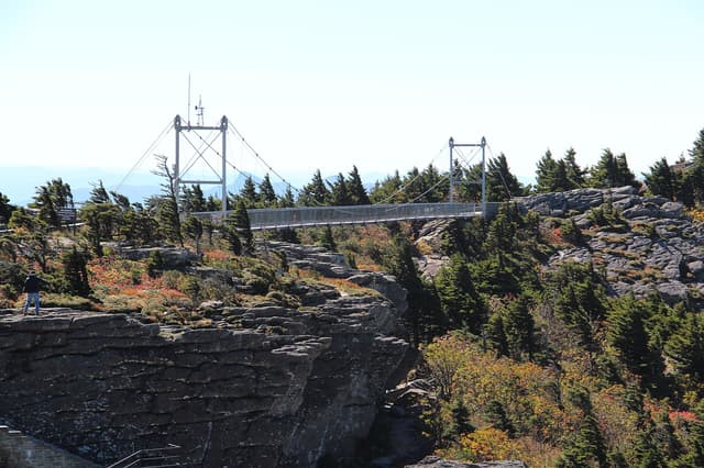 Mile High Swinging Bridge near Blowing Rock