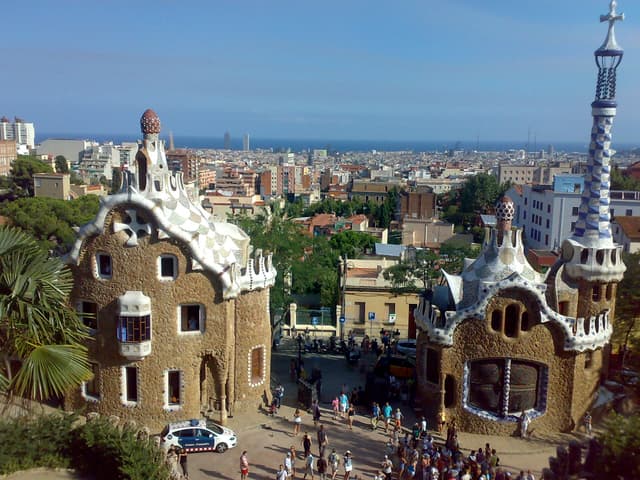 Park Güell near Barcelona