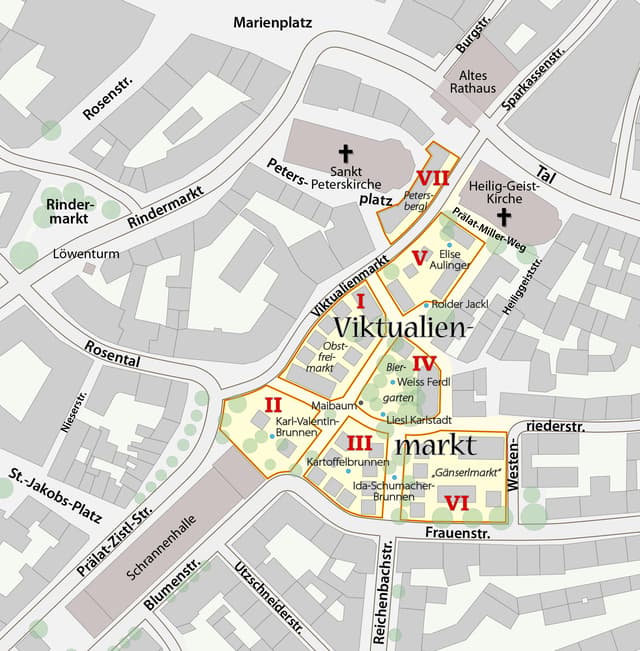 Viktualienmarkt near Munich
