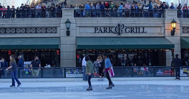 McCormick Tribune Ice Rink near Chicago