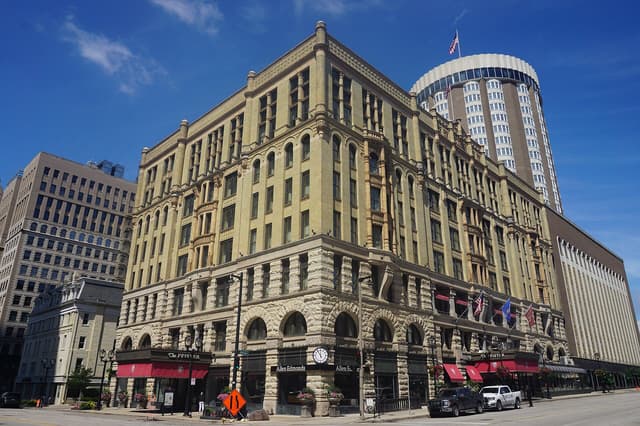 The Pfister Hotel near Milwaukee