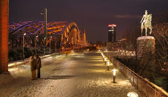 Hohenzollernbrücke near Cologne