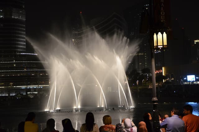 Dubai Fountain near Dubai