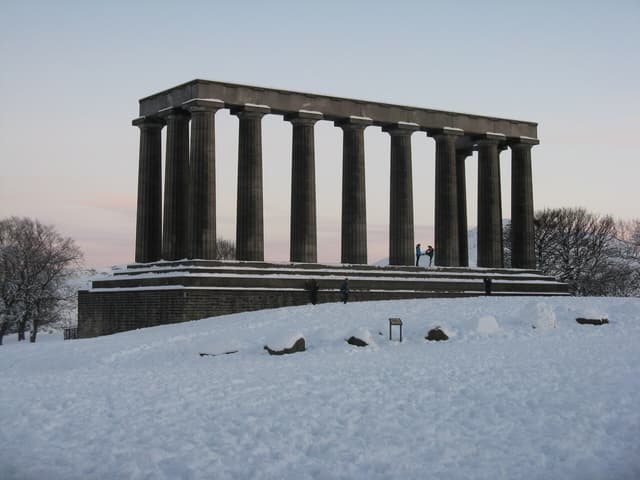 Calton Hill near Edinburgh