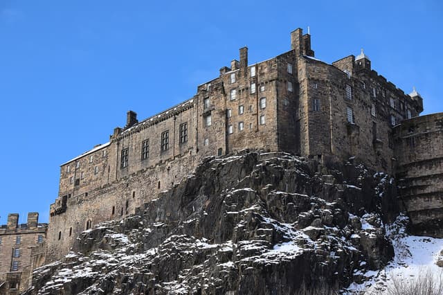 Edinburgh Castle near Edinburgh