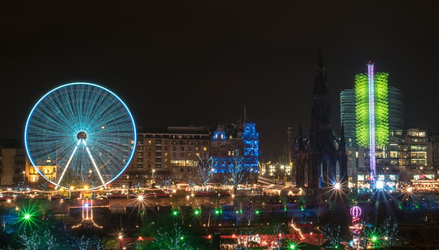 Edinburgh's Christmas near Edinburgh