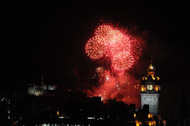 Edinburgh's Hogmanay near Edinburgh