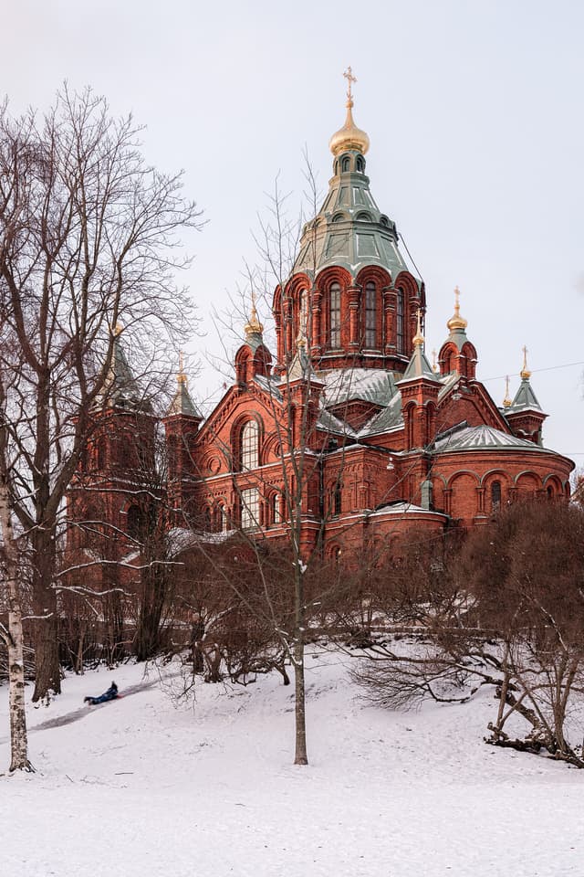 Uspenski Cathedral near Helsinki