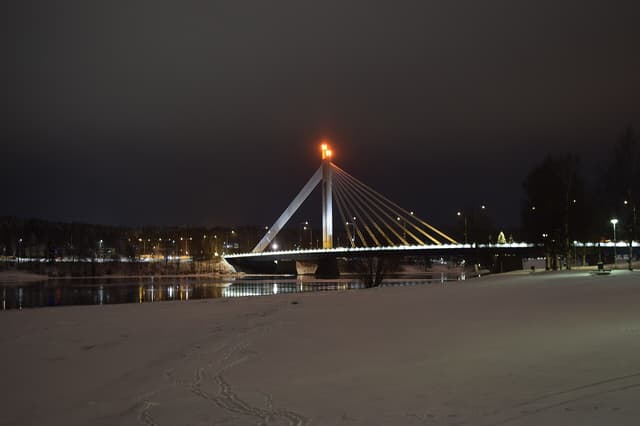Lumberjack's Candle Bridge near Rovaniemi