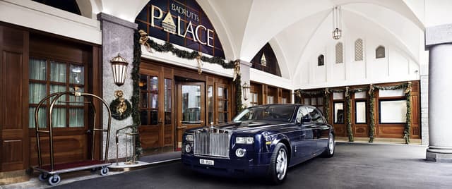 Badrutt's Palace Hotel near St. Moritz