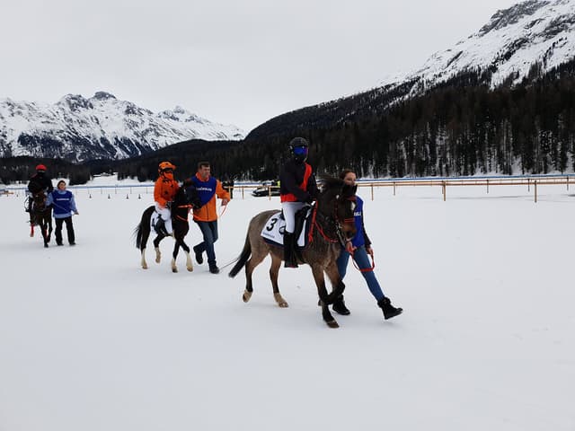 Lake St. Moritz near St. Moritz