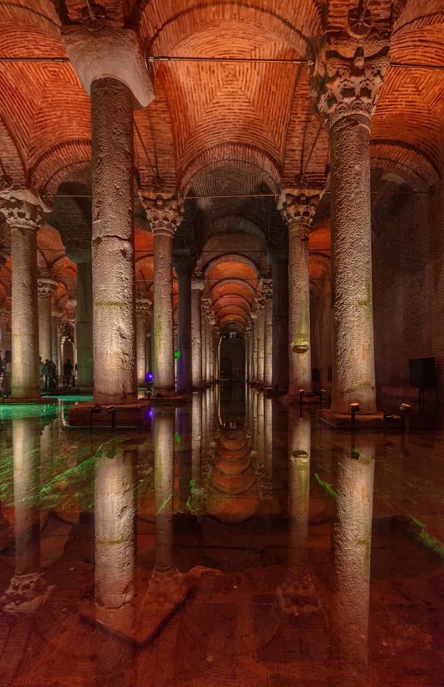 Basilica Cistern near Istanbul
