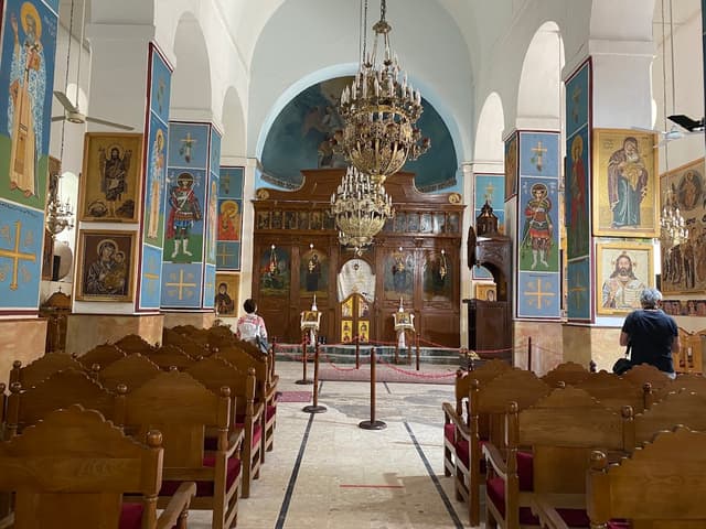 Madaba Mosaic Map near Dead Sea