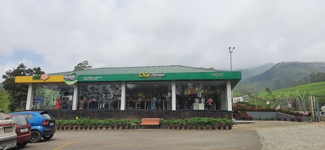 Kannan Devan tea shop near Munnar