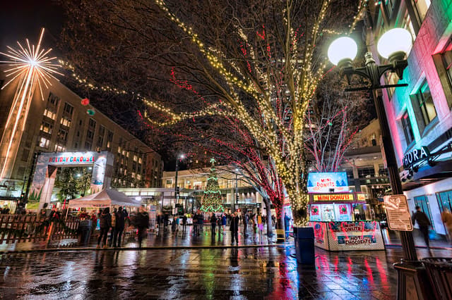 Westlake Park near Seattle